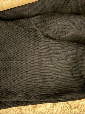 Armani collection  Black Textured pants with Branded Tag